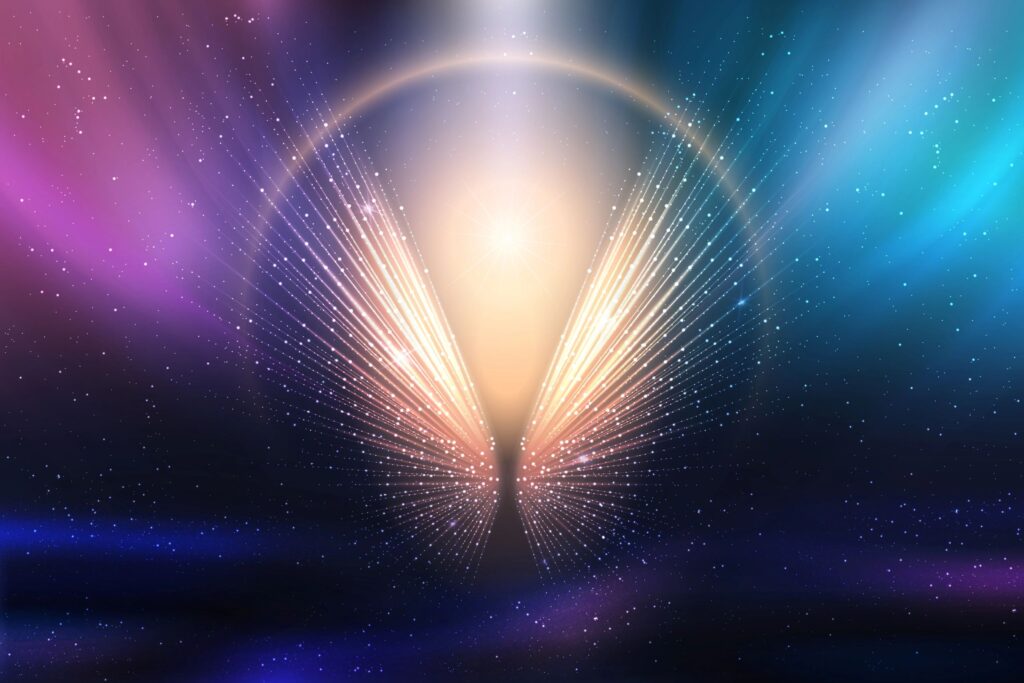 spiritual energy reading abstract