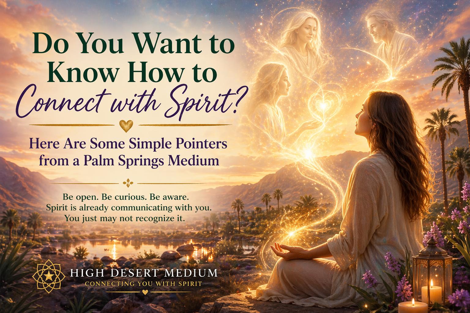 Do You Want to Know How to Connect with Spirit? Here Are Simple Pointers from a Palm Springs Medium