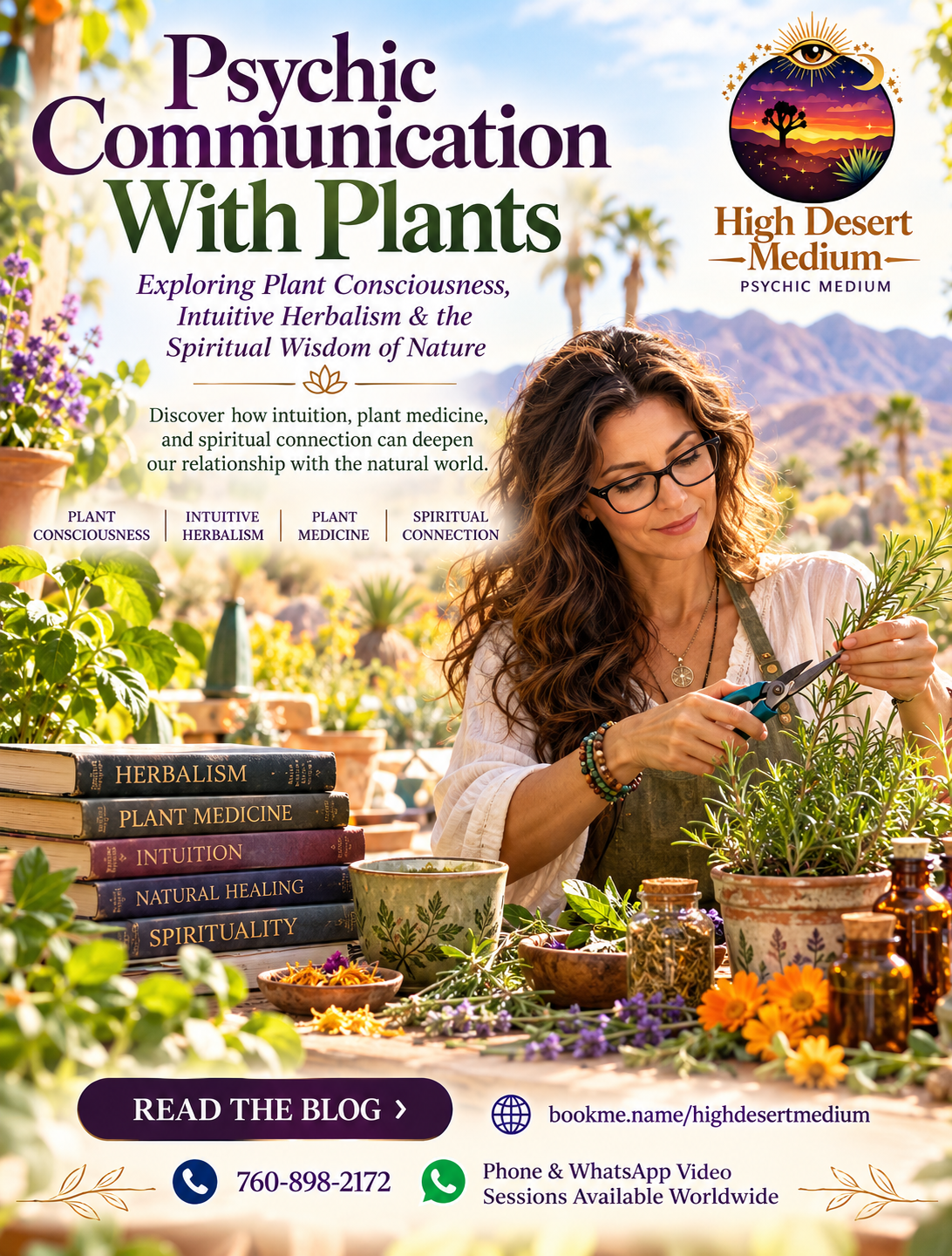 Explore psychic communication with plants, plant consciousness, intuitive herbalism, and the spiritual connection between people and nature.